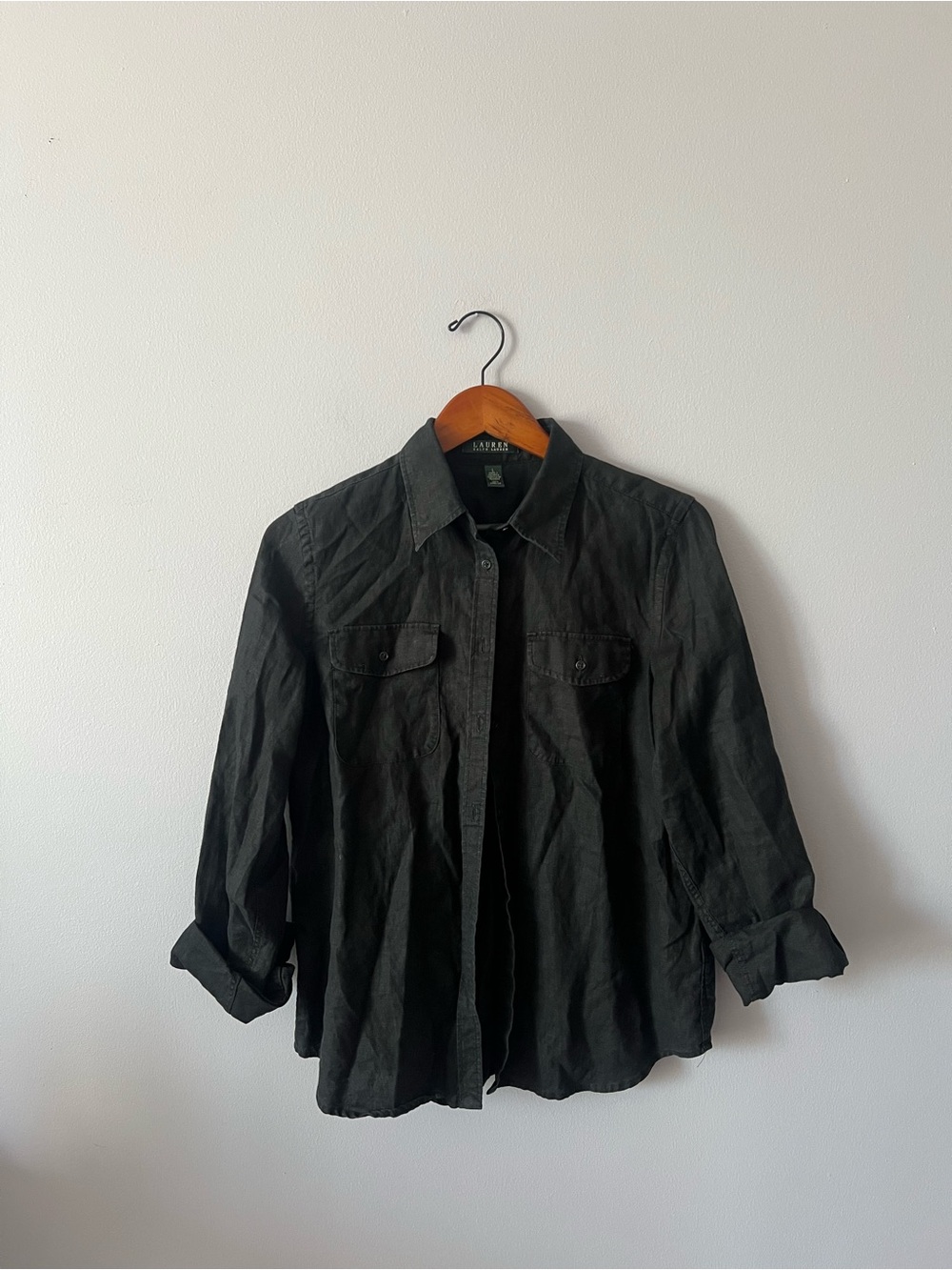 Lauren Ralph Lauren Linen Button-Front Shirt